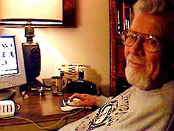 James McKimmey at his desk